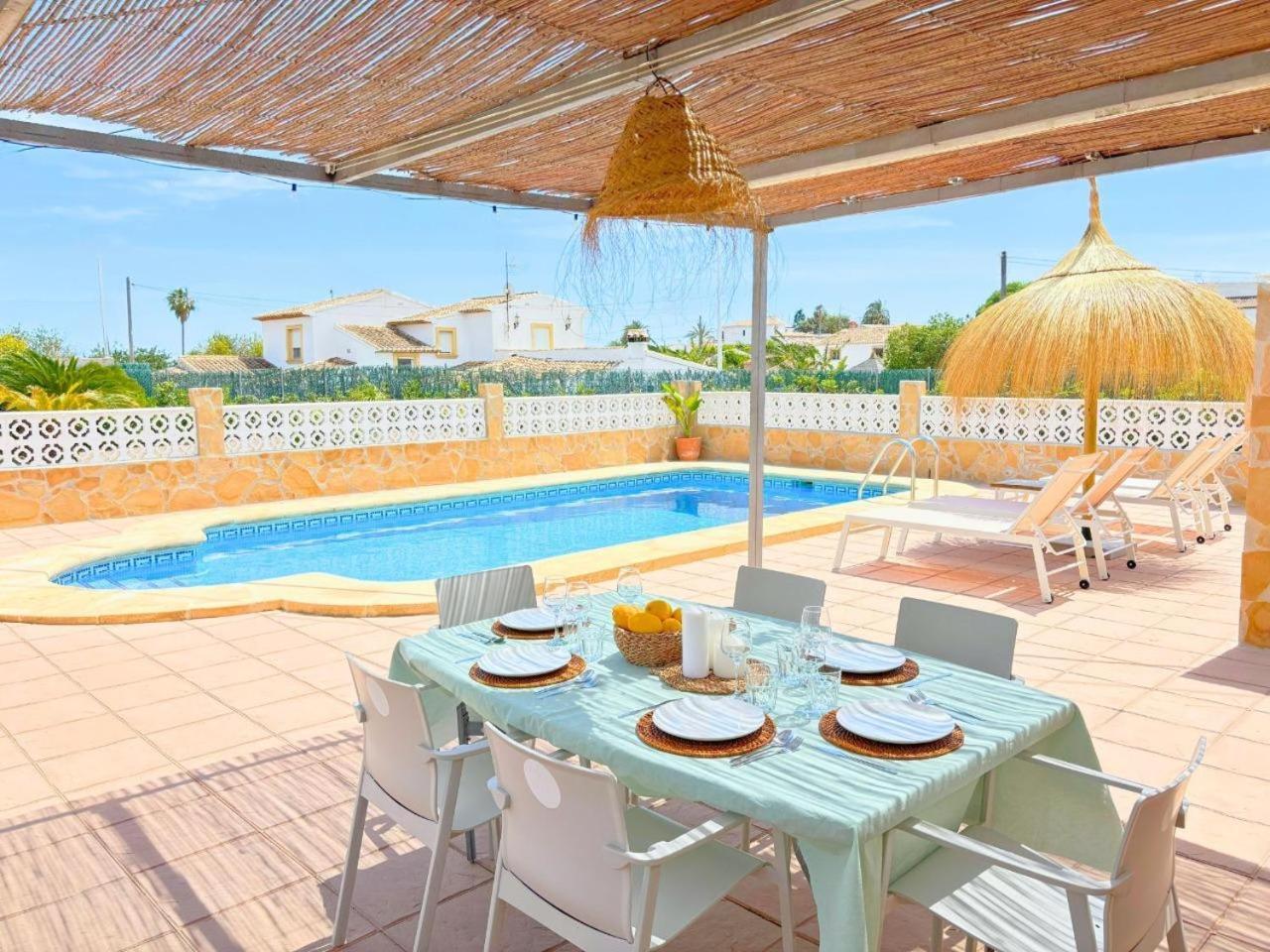 Villa Mediterranea Con Piscina Privada Jávea Kültér fotó