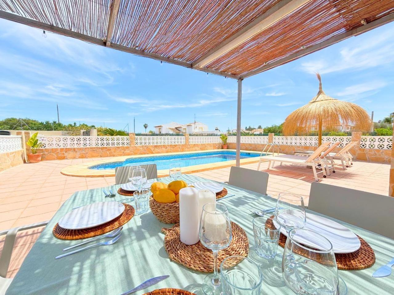 Villa Mediterranea Con Piscina Privada Jávea Kültér fotó